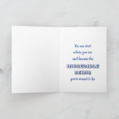 Carte de graduation Star of Cosmic Blazes (Intérieur)