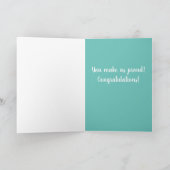 Carte de graduation sur mesure Great Pyrenees (Intérieur)