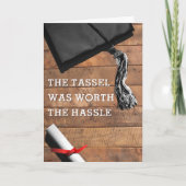 Carte de graduation Tassle Hassel (Devant)