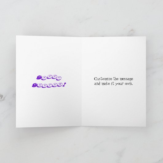 Carte de graffiti de Pâques (Intérieur)