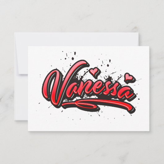 Carte de graffiti de Vanessa Heart (Devant)
