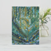 Carte de graines de moutarde (Debout devant)