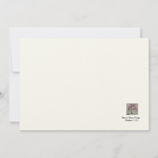 Carte de graines de moutarde