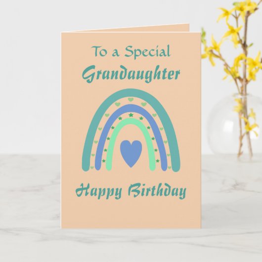 Carte de grand-fille d'anniversaire douce (Fleur jaune)