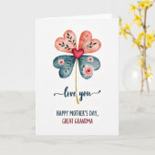 Carte de Grande Mère adorée (Fleur jaune)