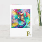 Carte de graphisme de sirène (Dos)