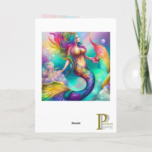 Carte de graphisme de sirène (Dos)