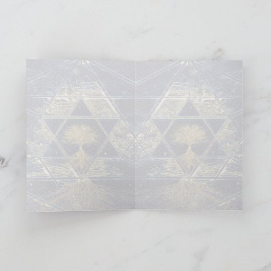 Carte de graphisme en étoile de David (Intérieur)