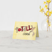 carte de gratifications d'adoption (Fleur jaune)