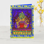 CARTE DE GRECE "PEAR TREE" (Fleur jaune)