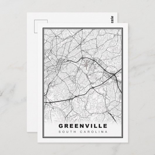 Carte de Greenville (Devant / Derrière)