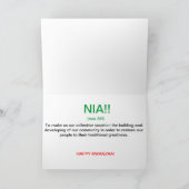 CARTE DE GREETING KWANZAA (Intérieur)