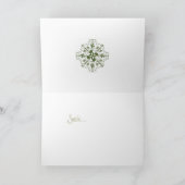 Carte de Greetting avec la conception letton du (Intérieur)