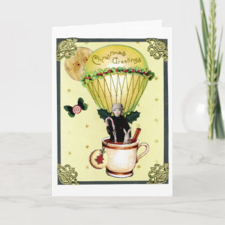 Carte de Greetting de ballon de Noël