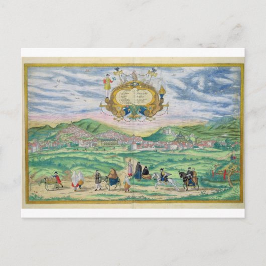 Carte de Grenade, de 'Civitates Orbis Terrarum' pa (Devant)