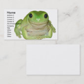 Carte de grenouille (Devant / Derrière)