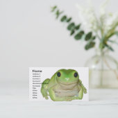 Carte de grenouille (Debout devant)