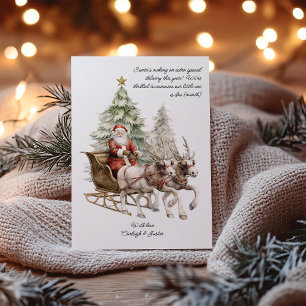 Carte de grossesse de Noël Livraison Spéciale de P