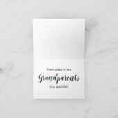 Carte de grossesse surprise Eucalyptus Green (Intérieur)