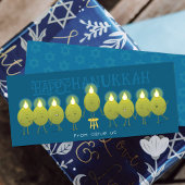 Carte de groupe Olives de la Menorah de Hanoukka |