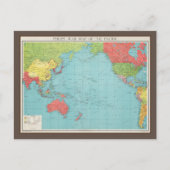 Carte de guerre du Pacifique de Philips, 1945 (Devant)