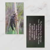 Carte de guide de pêche de mouche (Devant / Derrière)