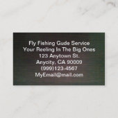 Carte de guide de pêche de mouche (Dos)