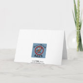 Carte de guirlande de Joyeux Noël (Dos)