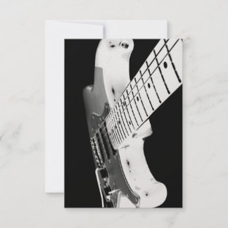 Carte de guitare électrique blanche