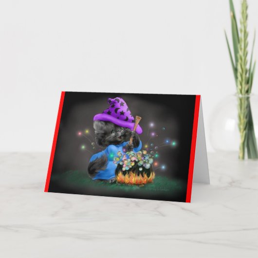CARTE DE HALLOWEEN (Devant)