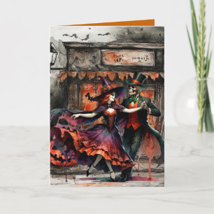Carte de Halloween "Dance Up Witches"