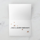 Carte de Halloween de diable de Lil (Intérieur)