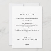 Carte de Halloween drôle de cow-boy thème western  (Dos)