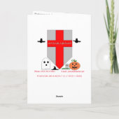 Carte de Halloween « Jack de la lande » (Dos)