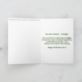 Carte de Halloween « Jack de la lande » (Intérieur)