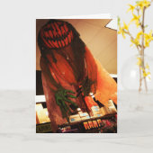 Carte de Halloween « Jack de la lande » (Fleur jaune)