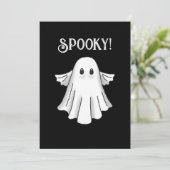 Carte de Halloween Joyeuse et Effrayante (Debout devant)