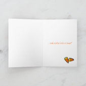 Carte de Halloween Little Black et Jack O' Lantern (Intérieur)