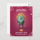 Carte de Halloween pour Balance (Devant / Derrière)