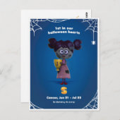 Carte de Halloween pour Cancer (Devant / Derrière)