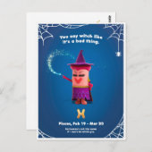 Carte de Halloween pour les Poissons (Devant / Derrière)