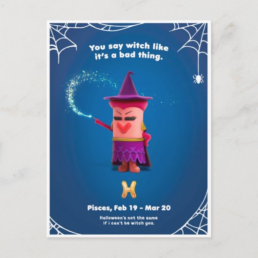 Carte de Halloween pour les Poissons (Devant)