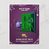 Carte de Halloween pour Scorpion (Devant)