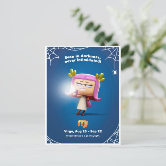 Carte de Halloween pour Vierge (Debout devant)