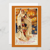 Carte de Halloween vintage modifiable avec humour (Devant / Derrière)