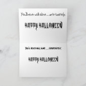 Carte de Halloween You'll Never Walk Alone (Intérieur)