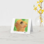 Carte de hamster (Fleur jaune)