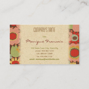 Carte de Hana Bisiness