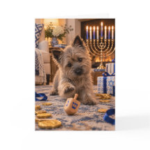 Carte de Hanoucca de Cairn Terrier