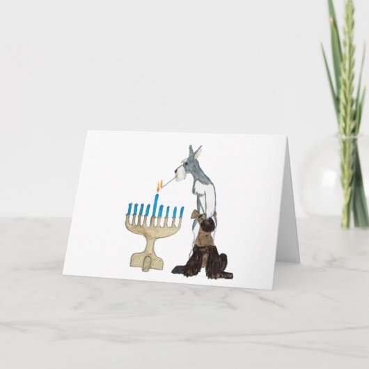 Carte de Hanoukka - de Chanukah (Devant)